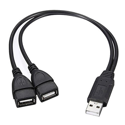 Male to Dual USB Female USB Charging Power Cable - Smart Shop (Online Store for wise shoppers) 