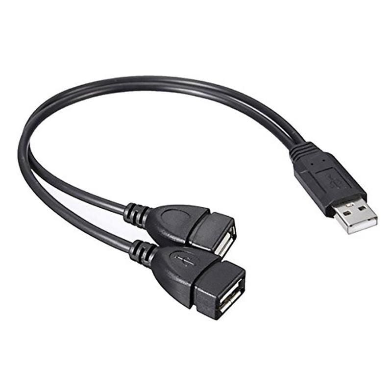 Male to Dual USB Female USB Charging Power Cable - Smart Shop (Online Store for wise shoppers) 