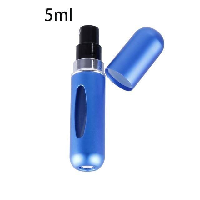 SearchFindOrder Bright Gold / 8ML Portable Mini Refillable Perfume Bottle With Spray Scent Pump