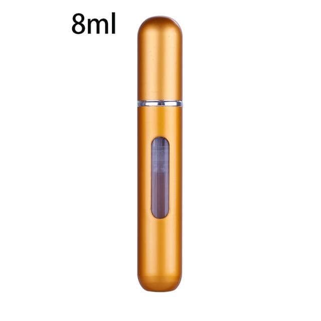 SearchFindOrder Matte Silver / 8ML Portable Mini Refillable Perfume Bottle With Spray Scent Pump