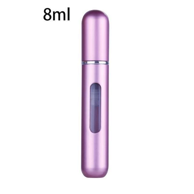 SearchFindOrder Matte Green / 8ML Portable Mini Refillable Perfume Bottle With Spray Scent Pump