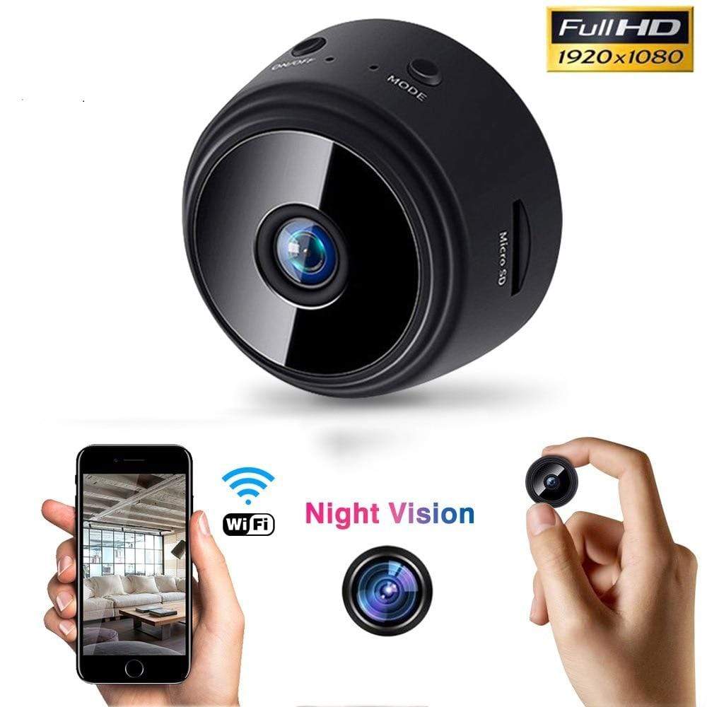 SearchFindOrder No Memory Card Mini Magnetic Surveillance 1080p HD Wi-Fi IP Camera with Night Vision