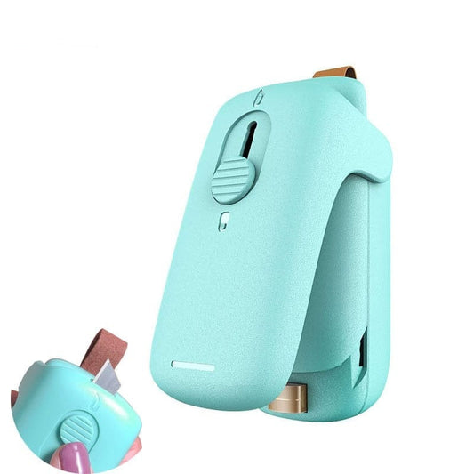 SearchFindOrder Blue Mini Portable Cutter Bag Sealer