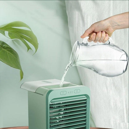 SearchFindOrder Green / China Mini Portable Fan Air Conditioner