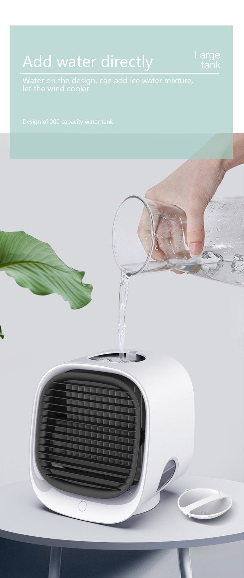 Mini Portable Fan Water Air Cooler