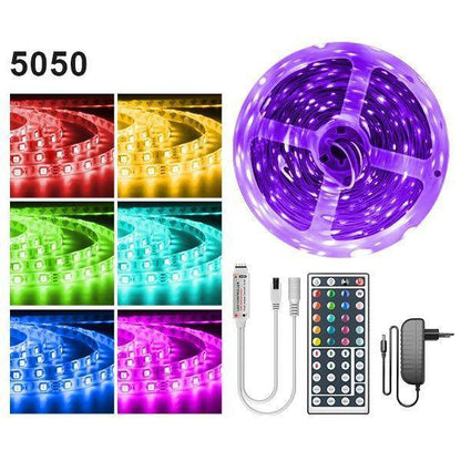 SearchFindOrder Model 5050 / 10M SET RGB Led Strip Light DC12V Full Set