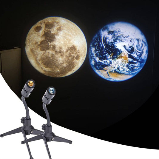 Moon and Earth LED Projector Lamp with 360° Rotatable Bracket - Smart Shop (Online Store for wise shoppers) 