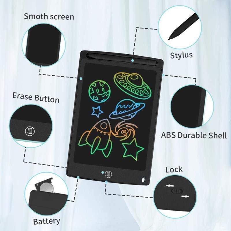 Kids Multi-Color LCD Writing Drawing Tablet/Board with Stylus - Smart Shop (Online Store for wise shoppers) 