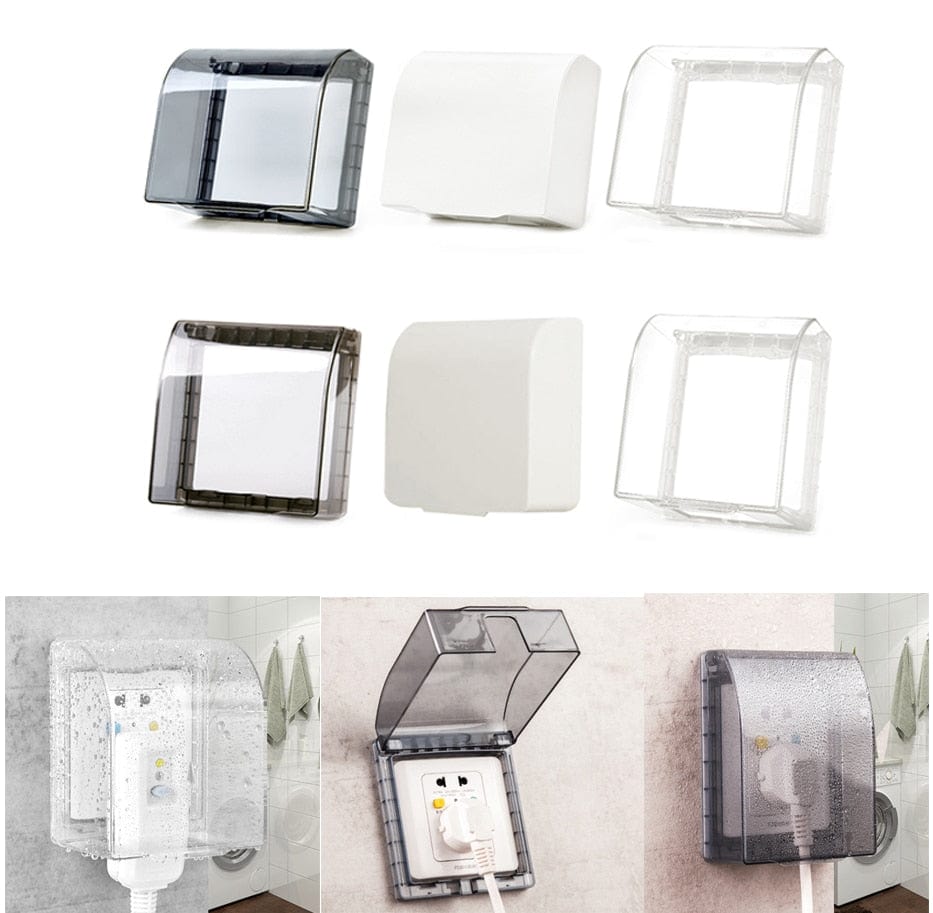 SearchFindOrder China / 04 10.5x11.8x4.5cm Multi-Purpose Household Wall Switch Socket Protection Case