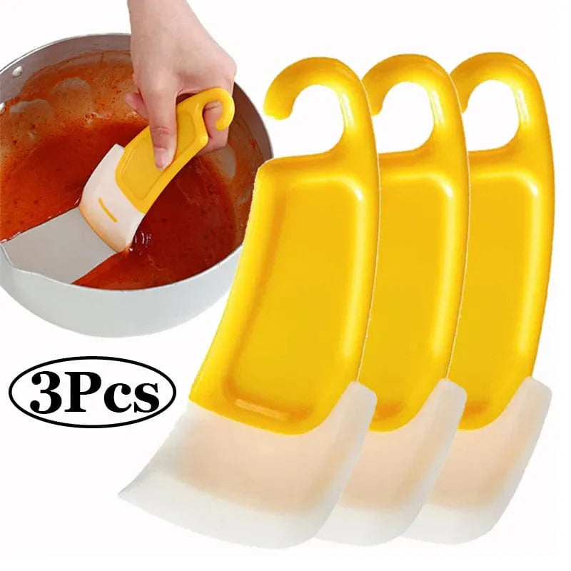 SearchFindOrder 1pcs Multi-Purpose Silicone Spatula Ideal for Kitchen Cleanup, Cake Baking, and Pastry Work