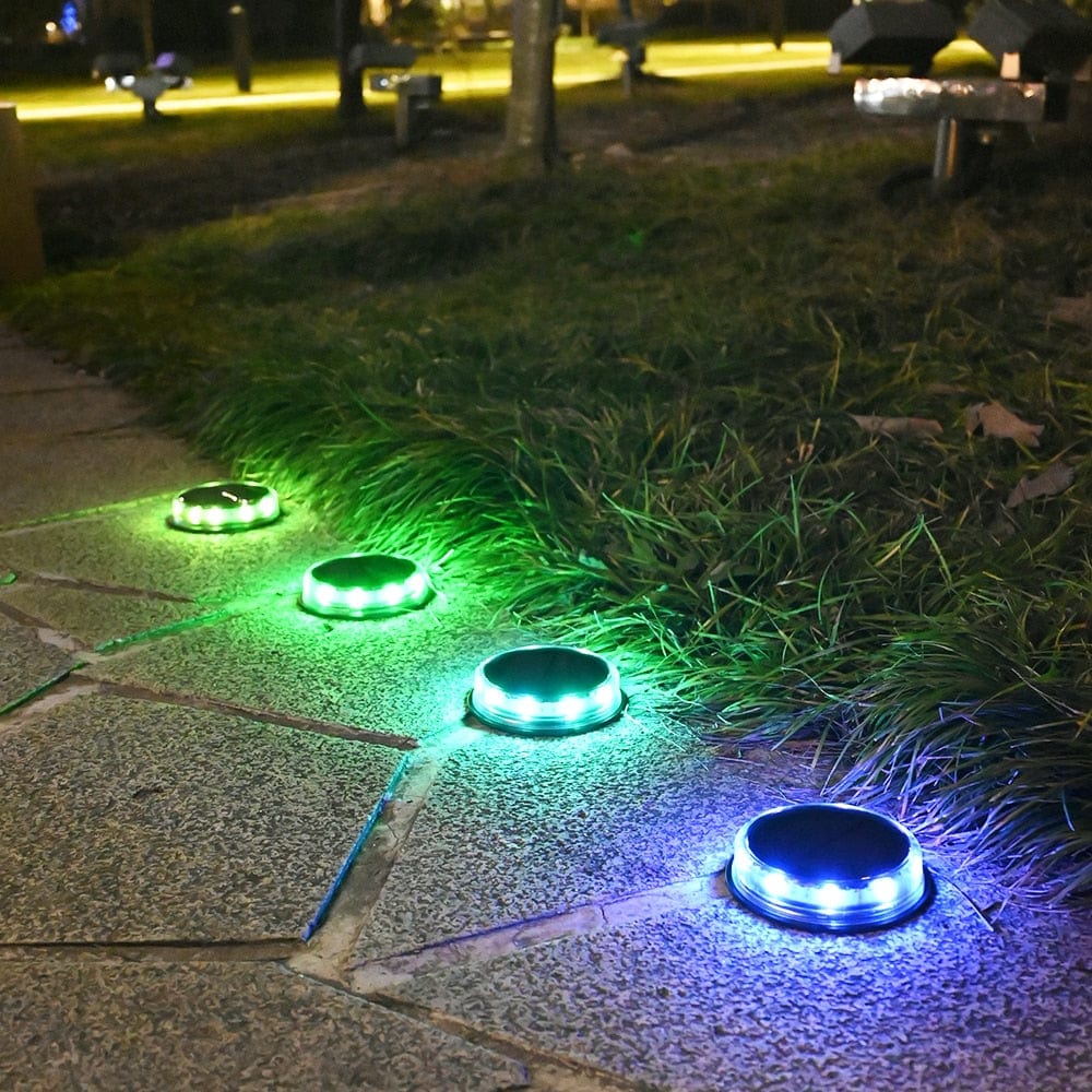 SearchFindOrder White / China LED Solar Glow Path lights (4 Pcs)