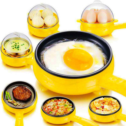 SearchFindOrder Two layers / US Multifunctional Mini Electric Non-Stick Cooker for Eggs, Omelettes, Pancakes, Steaks & More