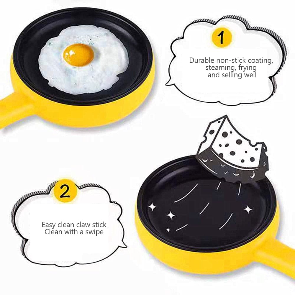 Non-Stick Mini Electric Skillet Frying Pan⁠