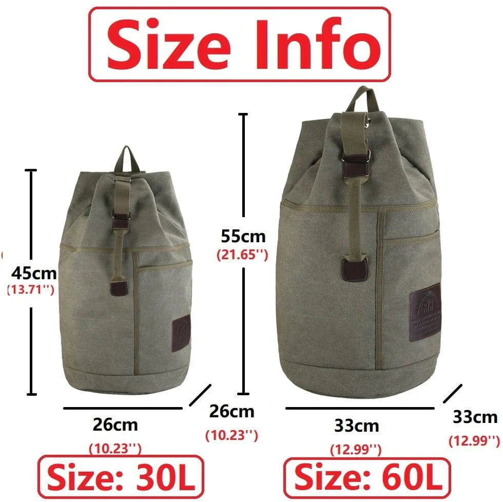 Multifunctional Duffel Bag Canvas Backpack