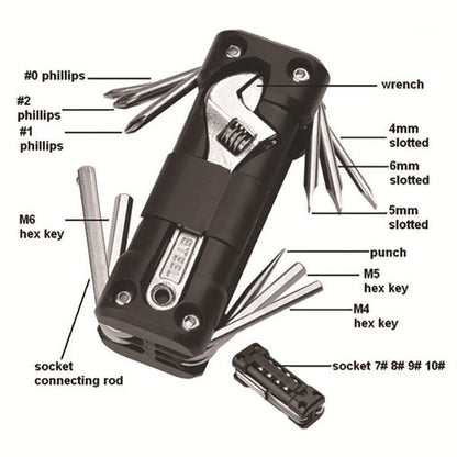 Multifunctional Pocket Size Bike Tool Kit