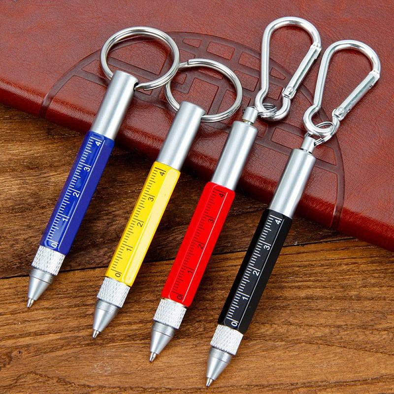 SearchFindOrder oval black Multifunctional Touch Screen Keychain Screw Driver Pen