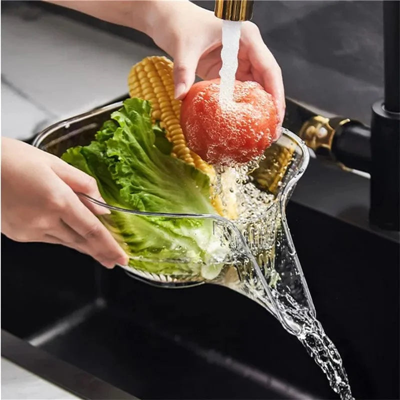 SearchFindOrder Transparent color Multifunctional Vegetable Drain Basket