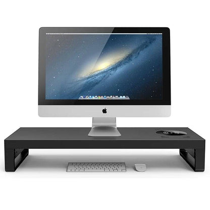 Monitor Stand with Wireless Charging and 4 USB 3.0 Ports - Smart Shop (Online Store for wise shoppers) 