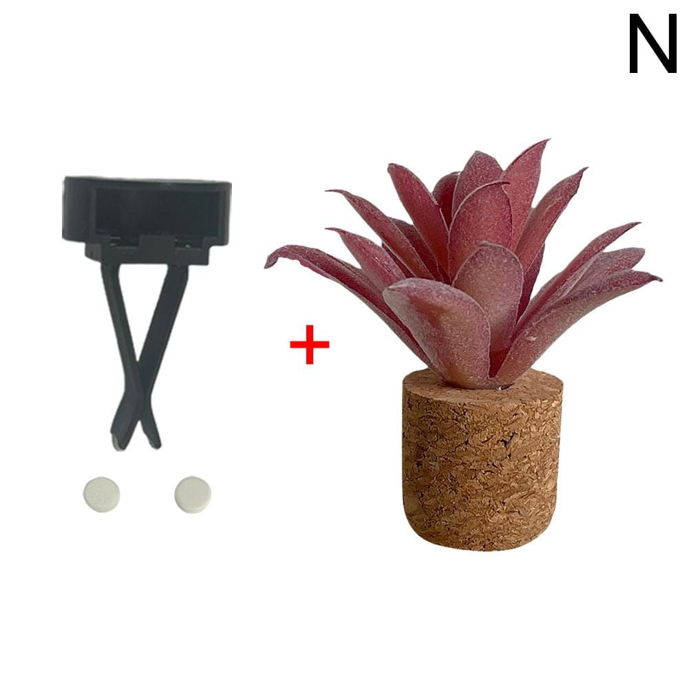 SearchFindOrder Q 3D Artificial Plants Shape Innovative Car Fragrance Sculpt