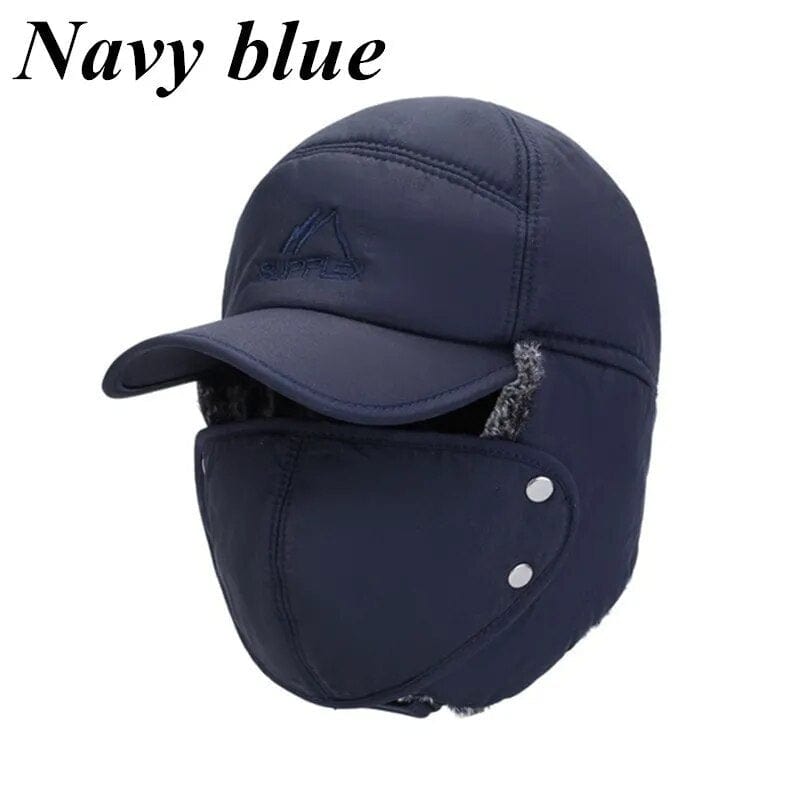 Winter Shield Hat Unisex Windproof Fleece Cap with Ear Protection