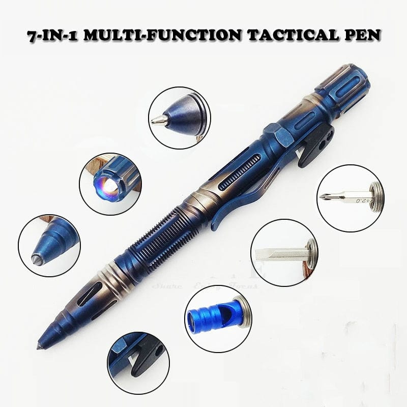 7-in-1 Outdoor EDC Multi-Function Tactical Pen