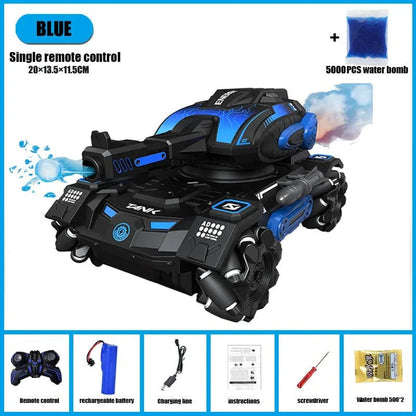 SearchFindOrder RED-Single RC Toy Tank with Gesture and Remote Control