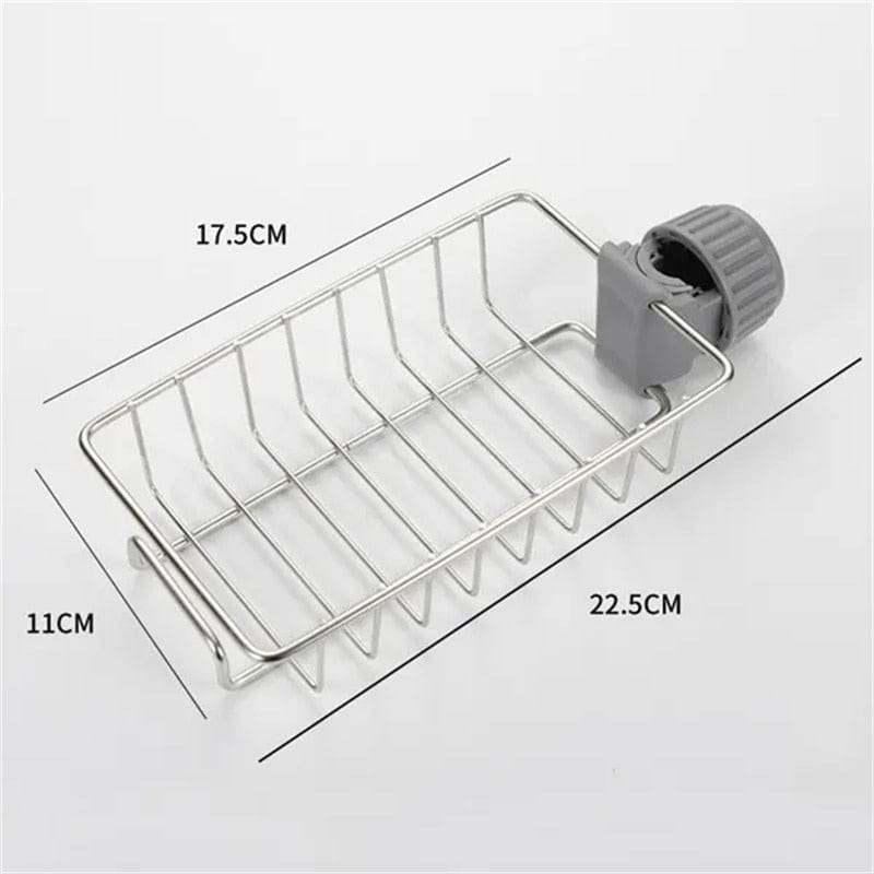 SearchFindOrder With Towel holder Stainless Steel Faucet Storage Rack