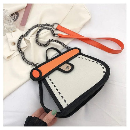 2D Crossbody Small Shoulder Bag