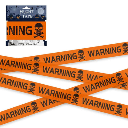 Halloween Prop Warning Plastic Line