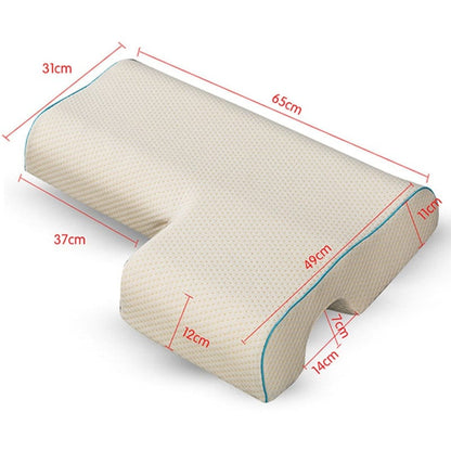 Orthopedic Memory Foam Couples Cuddle Pillow