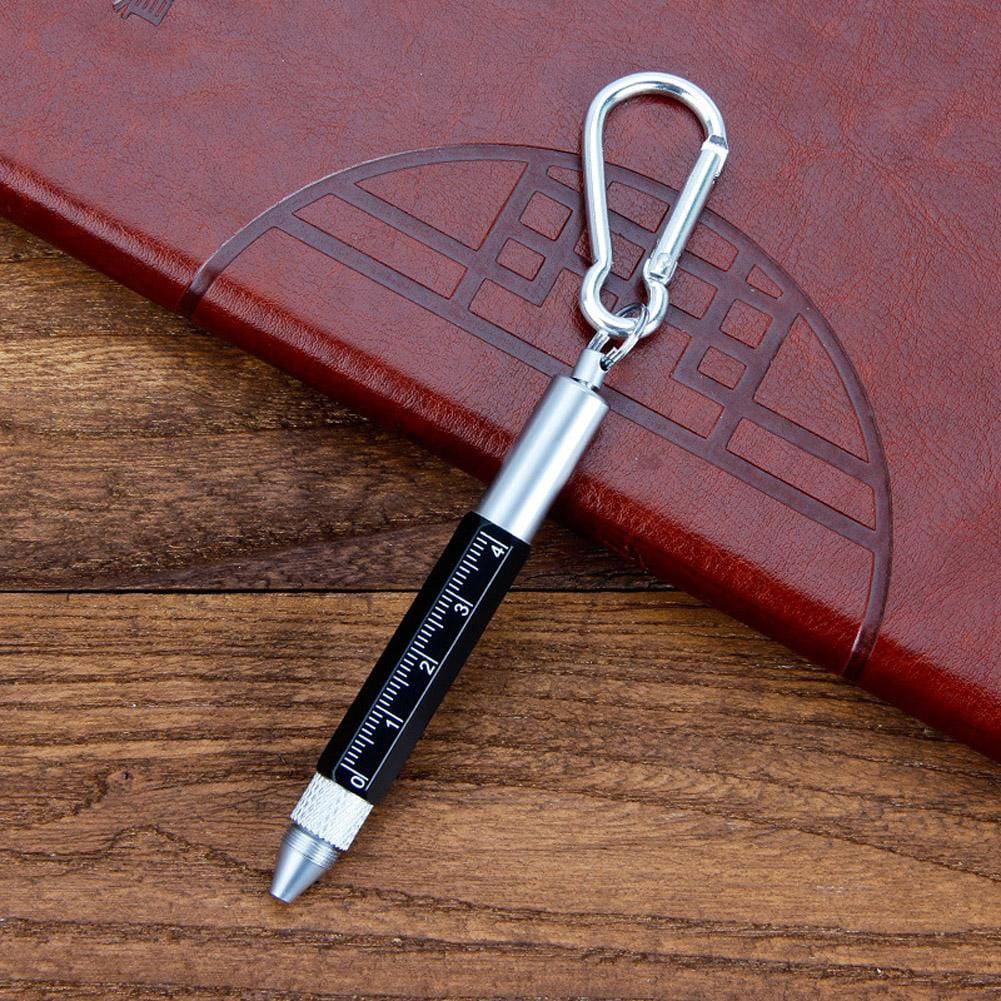 SearchFindOrder oval red Multifunctional Touch Screen Keychain Screw Driver Pen