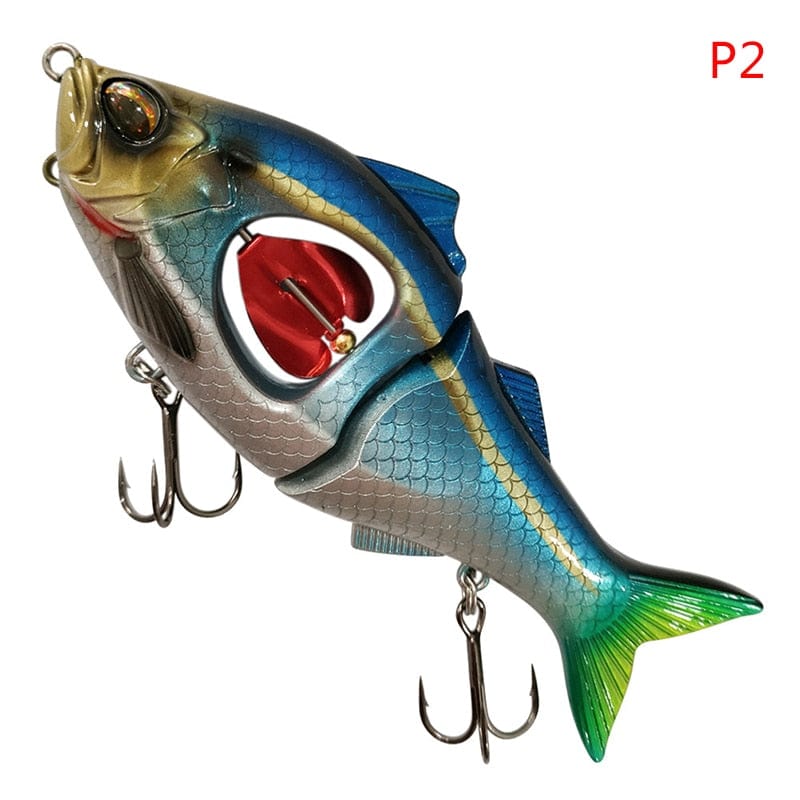 Propeller Glider Slow-Sinking Fishing Lures for Bass Trout Lifelike Swimbaits