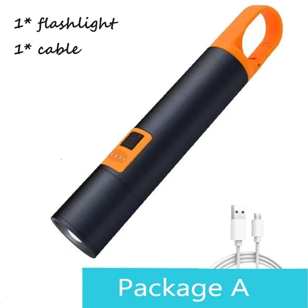 Multifunctional LED Rechargeable Tactical Flashlight