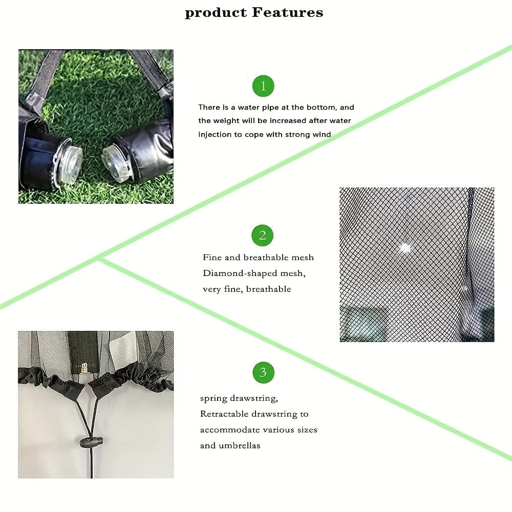 Patio Umbrella Mosquito Protector Net Cover