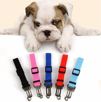 SearchFindOrder Pink Pet Seat Belt Adjustable Leash