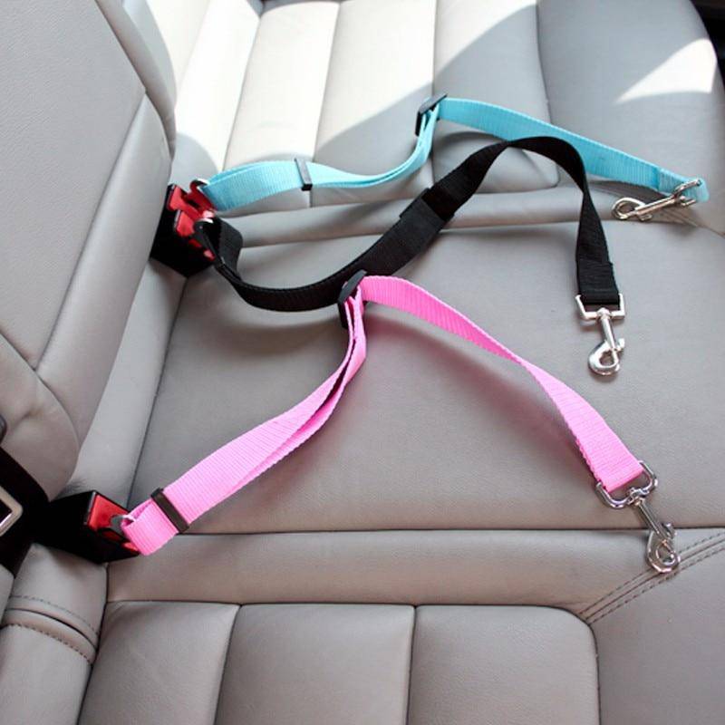 SearchFindOrder Green Pet Seat Belt Adjustable Leash