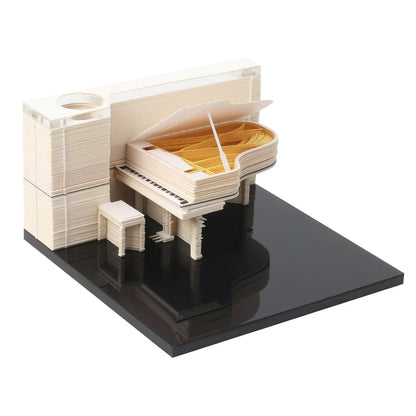 SearchFindOrder Piano / China 3D Memo Block Calendar