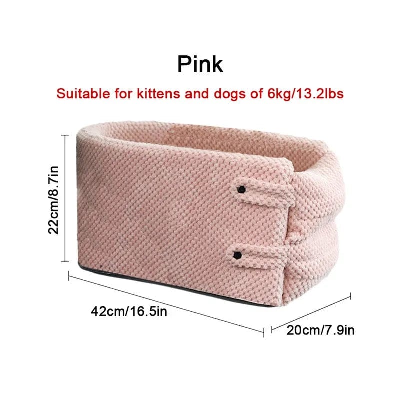 Portable Car Seat Bed and Carrier for Small Pets