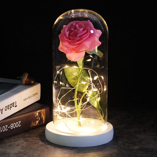 SearchFindOrder 15 Magic LED Eternal Enchanted Rose