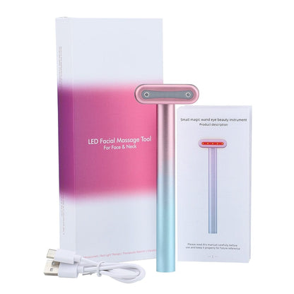 SearchFindOrder Purple / China 4-in-1 Skincare Red Light Therapy, EMS Microcurrent, Anti-Aging, Skin Tightening Tool