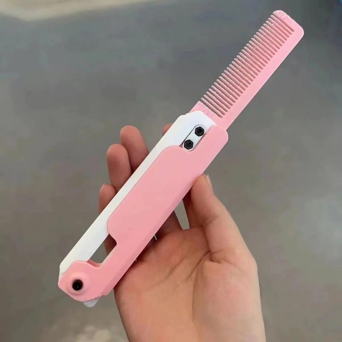 Mini 3D Printed Multi-Function Pocket Tool Folding Knife, Comb, and Stress Relief Toy