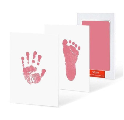 SearchFindOrder Red Inkless Baby Handprint and Footprint Memory Kit