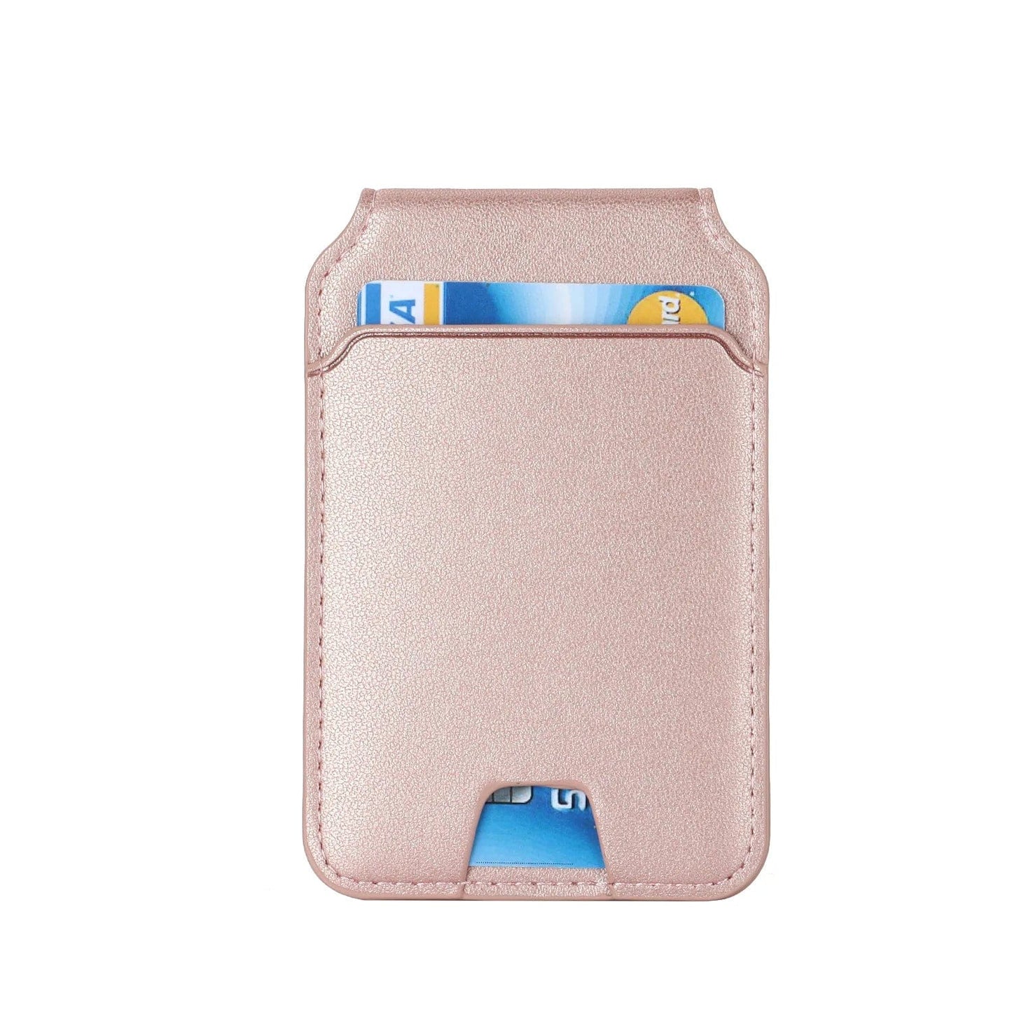 Magnetic Foldable Leather Kickstand Wallet