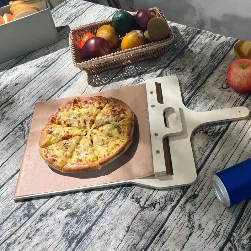 The Magic Sliding Pizza Peel: The Perfect Transfer Slider - Easily Slide and Transfer Pizza with This Sliding Pizza Board Shovel