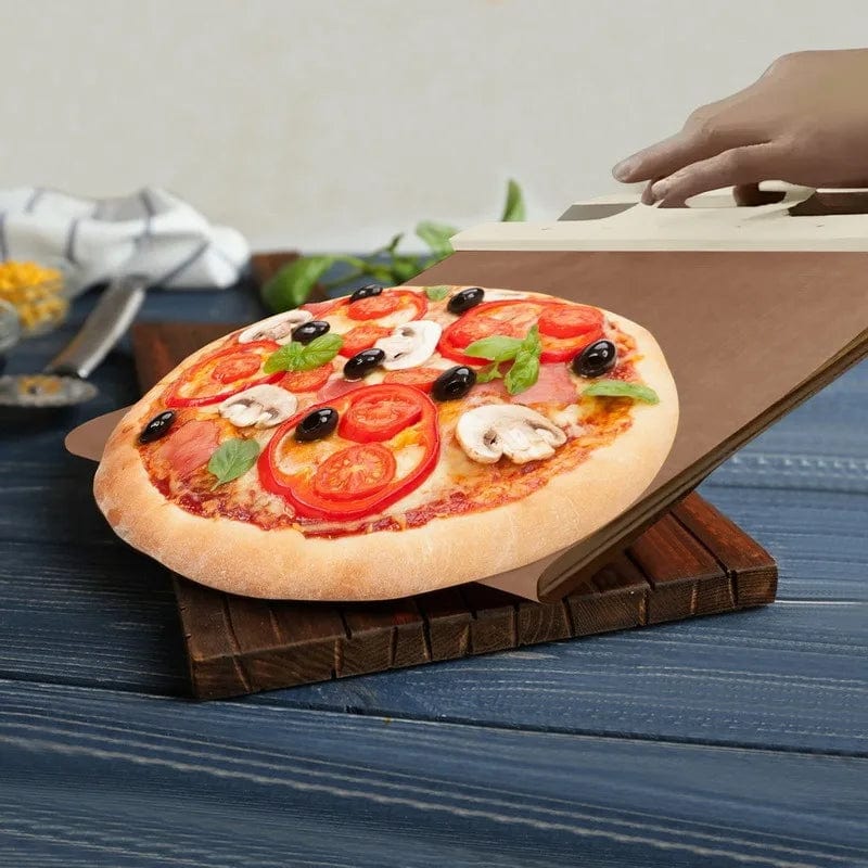 The Magic Sliding Pizza Peel: The Perfect Transfer Slider - Easily Slide and Transfer Pizza with This Sliding Pizza Board Shovel