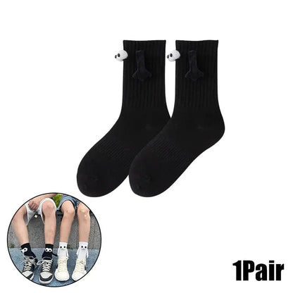 Magnetic Holding Hands Socks, Funny Socks Gifts For Boyfriend, Couple, Best Friends