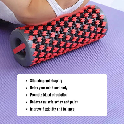 Collapsible Premium Foam Roller for Deep Tissue Muscle Massage and Recovery, Muscle and Back Roller for Fitness, Exercise, Physical Therapy, Yoga and Pilates, Gym Equipment