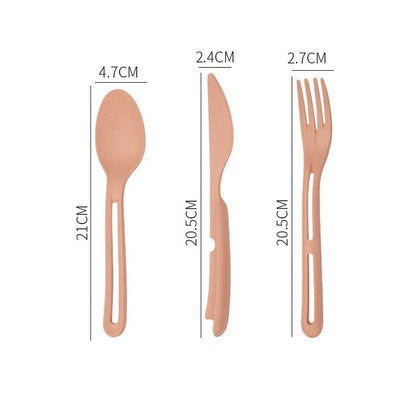 Portable All-in-One Travel Cutlery Set