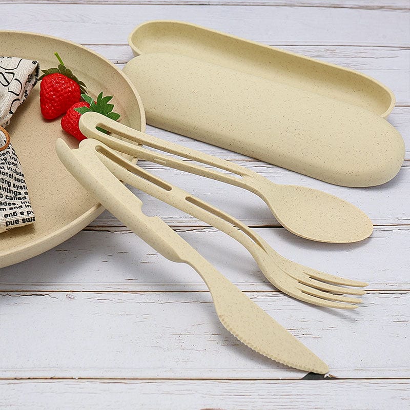 Portable All-in-One Travel Cutlery Set