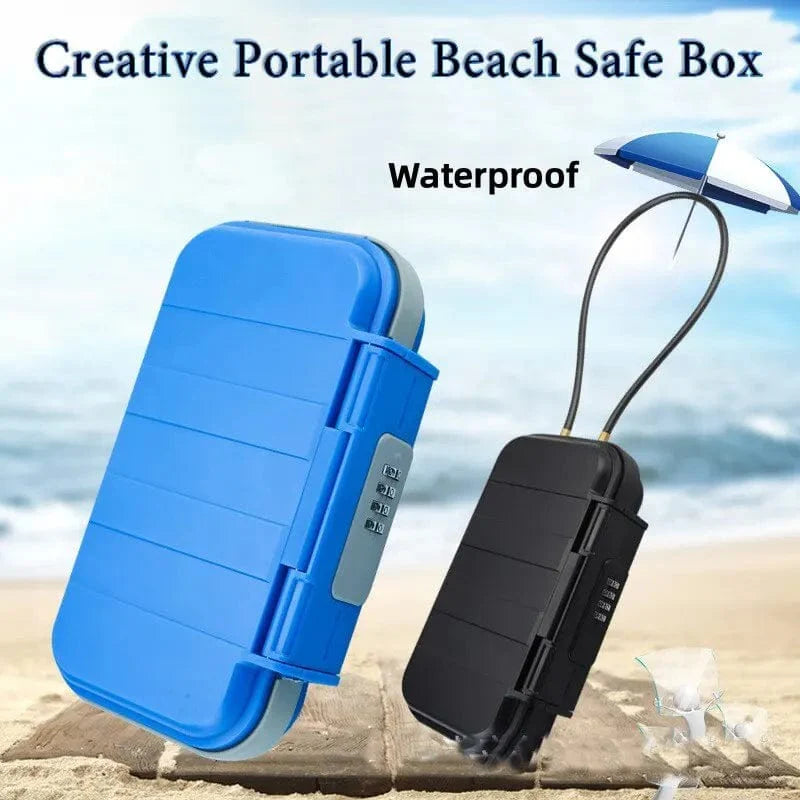 SearchFindOrder blue Portable Beach Safe Lock Box